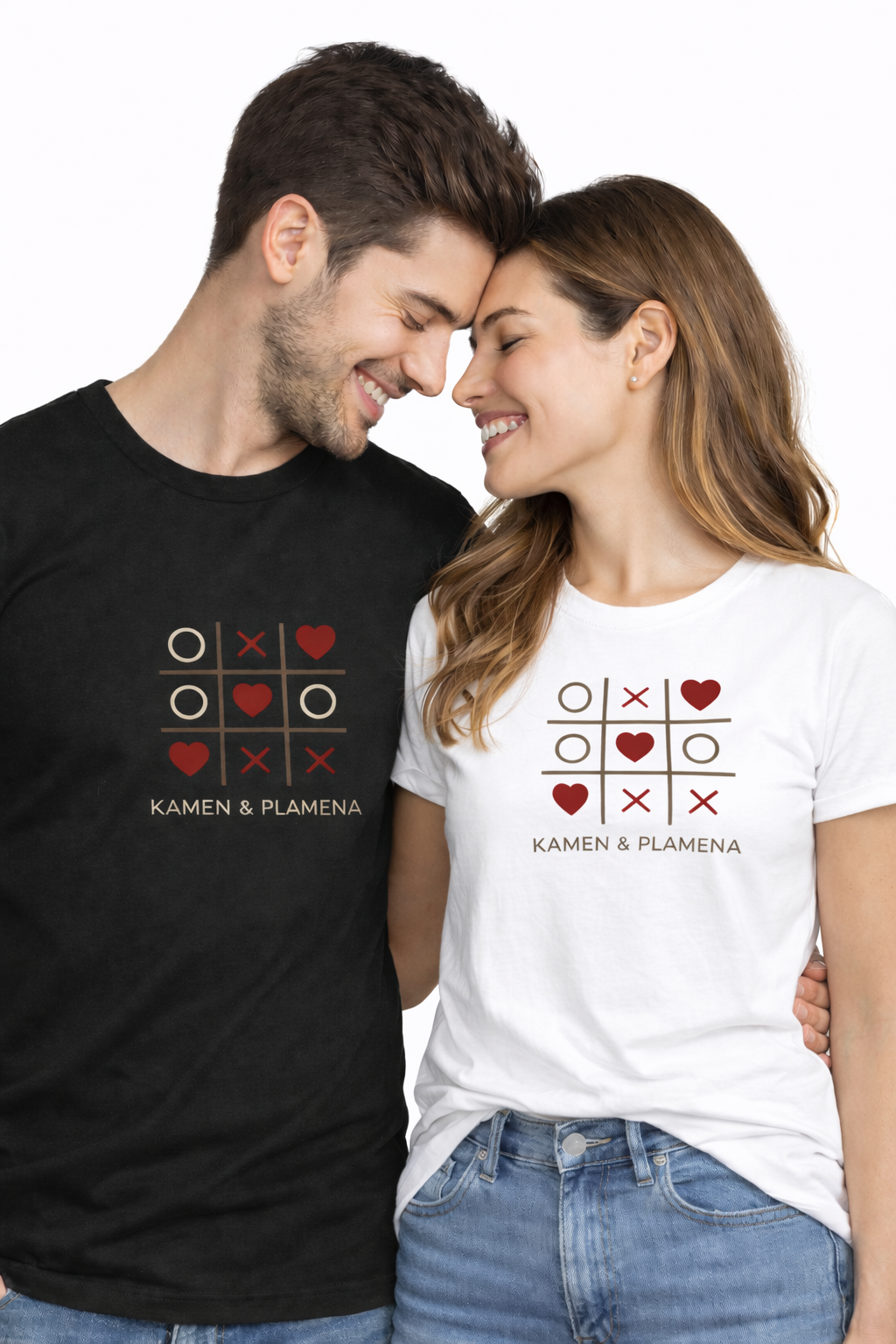 Дамска/Мъжка тениска с бродерия Valentine’s day